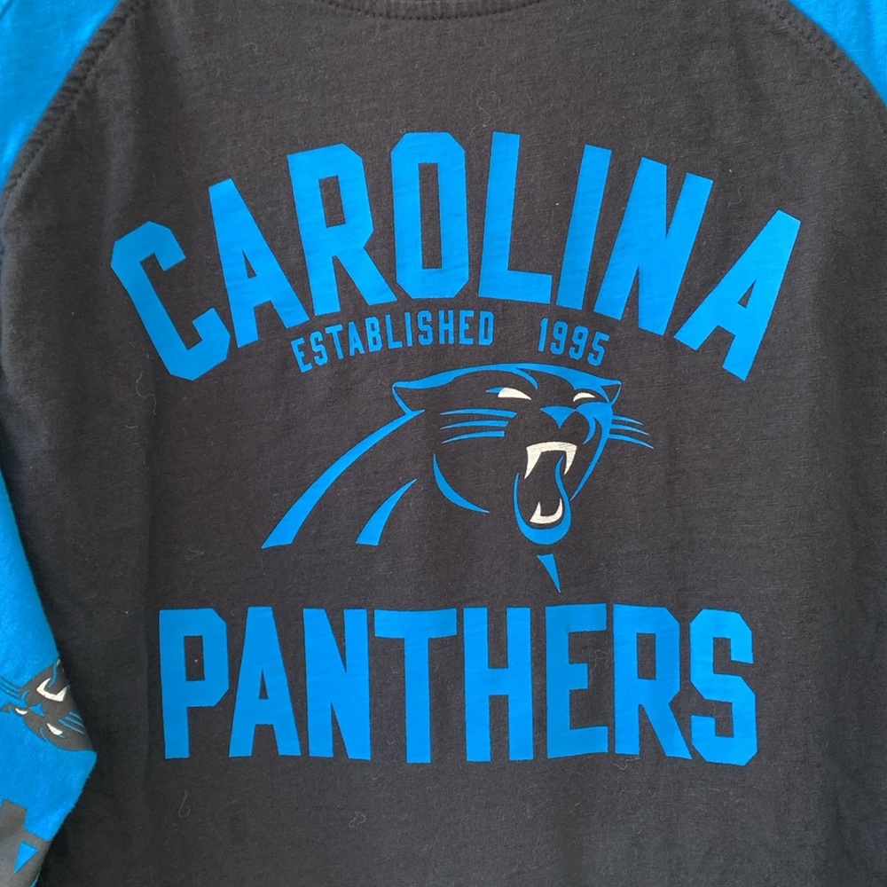 Carolina Panthers Long Sleeve Shirt, XL - Picture 2 of 8